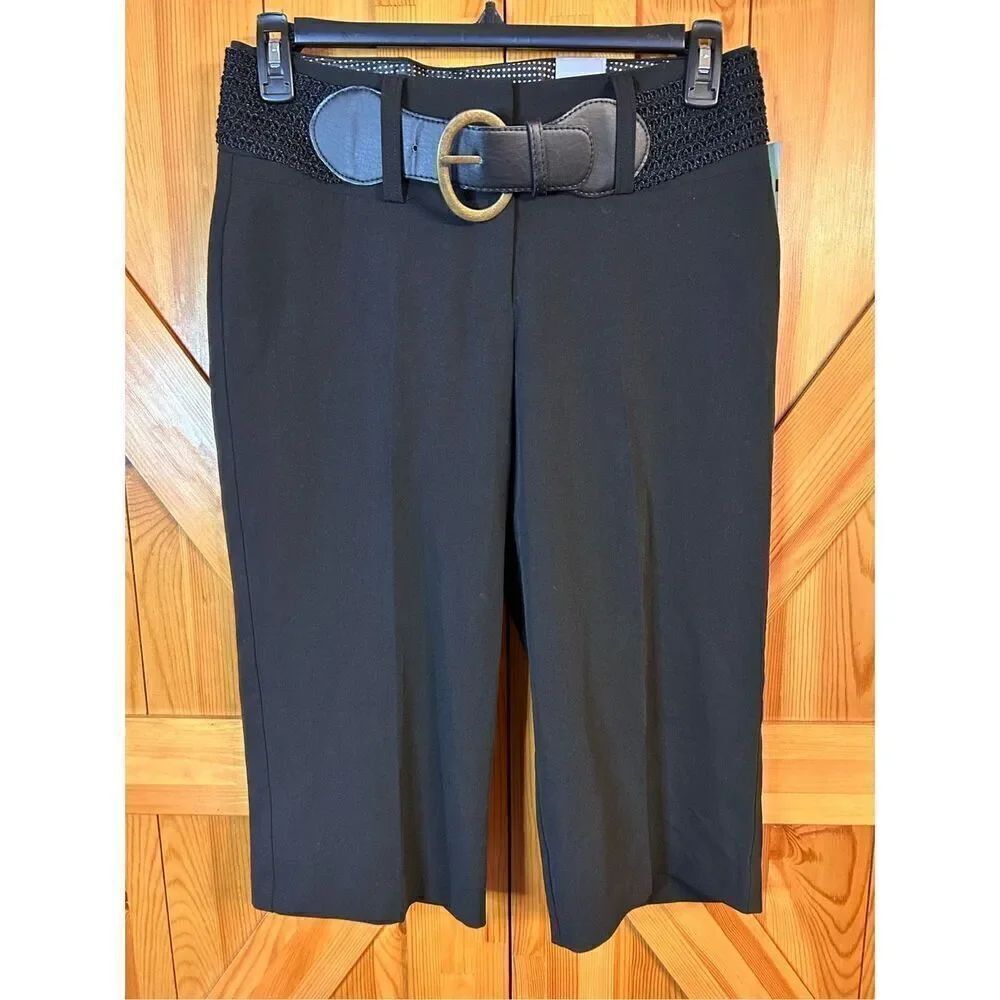 Maurices dress cropped pants polished 5/6 Nwt Black (4404)
